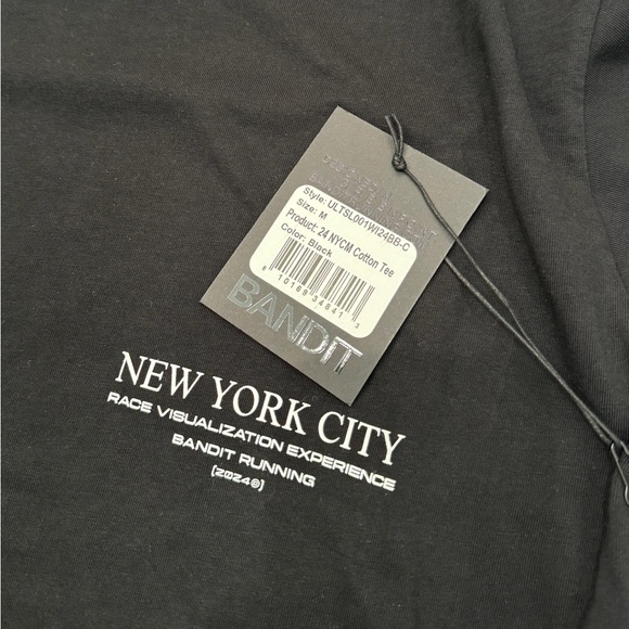 🔥 RARE Bandit Running New York Marathon '24 Race Visualization Promo Cotton Tee - Picture 6 of 8